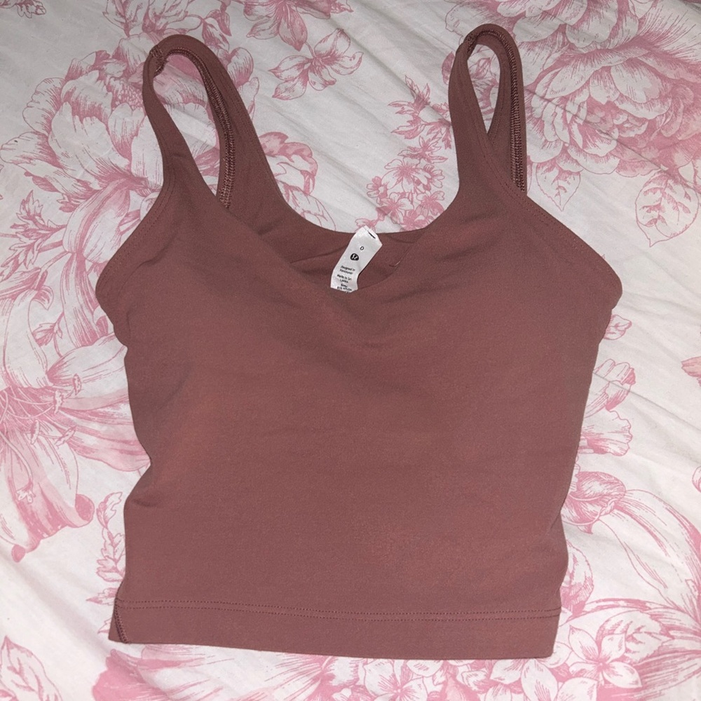 Pink lululemon tank